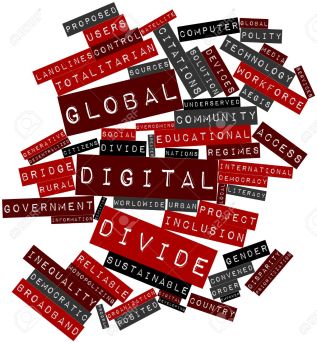 17409493-Abstract-word-cloud-for-Global-digital-divide-with-related-tags-and-terms-Stock-Photo